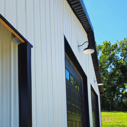 Columbia, TN New Construction Barndominium Exterior Garage