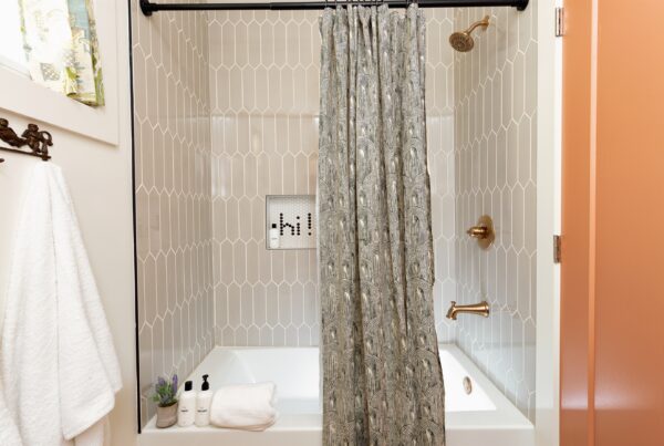 Custom Tilework in Nashville Condo Bathroom Renovation