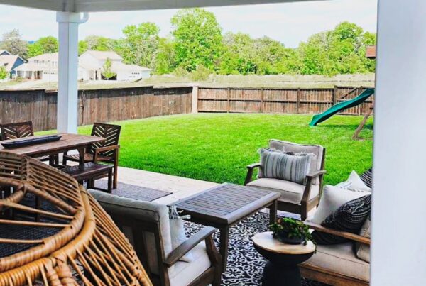 Stamped Concrete Porch Addition in Thompson Station, TN