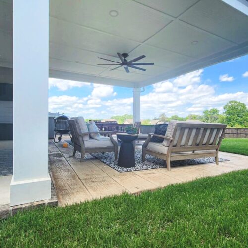 Covered Porch Addition in Thompsons Station, TN