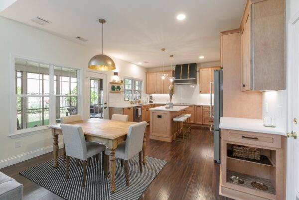 Custom Kitchen with Built-in Pet Food & Water Cabinet - Franklin, TN