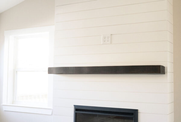 Fireplace Wall Treatment in Home Addition - Hermitage, TN
