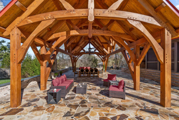 Timber Frame Outdoor Living Addition | Franklin