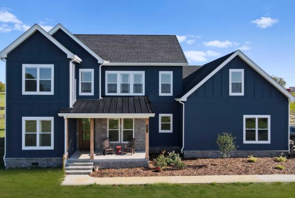 Custom Blue Farmhouse Home Builder Franklin, Columbia, Nashville, TN